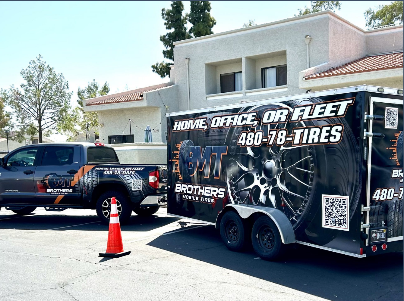 BMT branded trailer — Home, Office, or Fleet